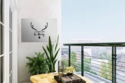 Quote Eat Drink And Be Merry Décoration Murale Noël Blanc 60x40 Cm -Jingle Bells Boutique 1200x800 1135