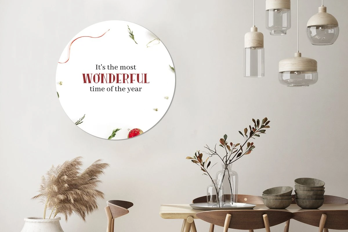WallCircle - Stickers Muraux - Cercle Papier Peint - Noël - Hiver - Citation - 100x100 Cm - Cercle Mural - Auto Adhésif - Sticker Papier Peint Rond XXL 4 WallCircle - Stickers Muraux - Cercle Papier Peint - Noël - Hiver - Citation - 100x100 Cm - Cercle Mural - Auto Adhésif - Sticker Papier Peint Rond XXL – Image 2