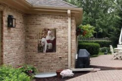 Liste De Lecture Du Père Noël Avec Un Sapin De Noël En Arrière-plan Affiche De Jardin 60x80 Cm - Toile De Jardin / Toile D'extérieur / Peintures D'extérieur (décoration De Jardin) -Jingle Bells Boutique 1200x800 1147