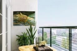 Boule De Noël Détaillée Dans Un Arbre De Noël Affiche De Jardin Toile En Vrac 60x40 Cm - Petit - Toile De Jardin / Toile D'extérieur / Peintures Pour L'extérieur (décoration De Jardin) -Jingle Bells Boutique 1200x800 1162