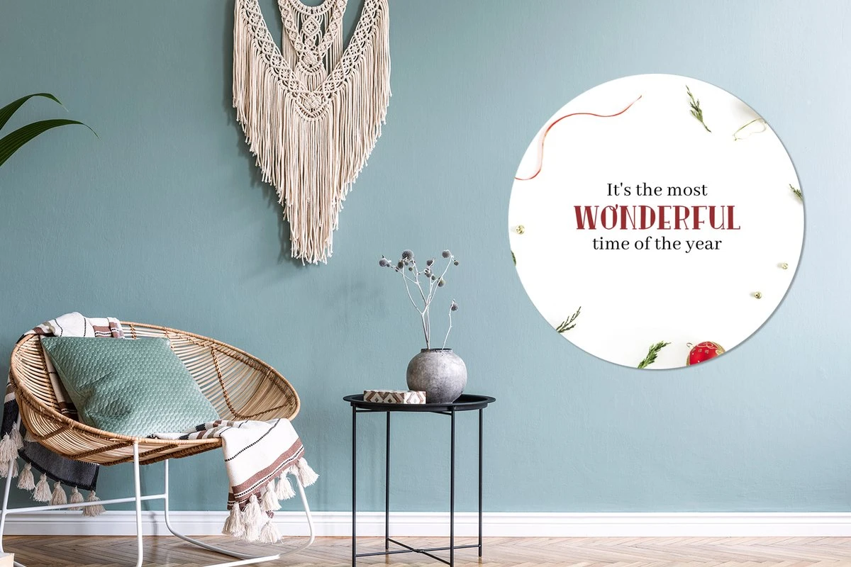 WallCircle - Stickers Muraux - Cercle Papier Peint - Noël - Hiver - Citation - 100x100 Cm - Cercle Mural - Auto Adhésif - Sticker Papier Peint Rond XXL 7 WallCircle - Stickers Muraux - Cercle Papier Peint - Noël - Hiver - Citation - 100x100 Cm - Cercle Mural - Auto Adhésif - Sticker Papier Peint Rond XXL – Image 5