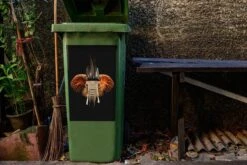 Sticker Conteneur ÉléphantIllustrations De Noël - Éléphant Avec Coiffe Indienne Sur Fond Noir 13 Sticker Conteneur ÉléphantIllustrations De Noël - Éléphant Avec Coiffe Indienne Sur Fond Noir -Jingle Bells Boutique 1200x800 1183