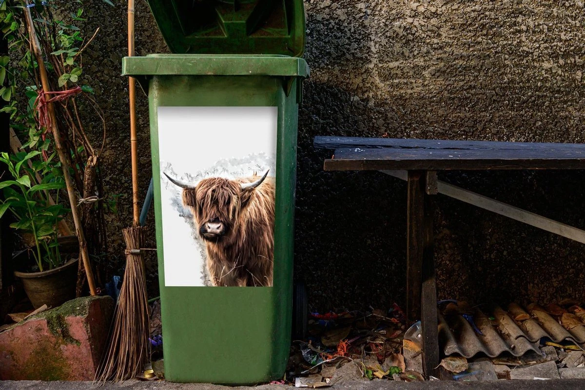 Sticker Conteneur Scottish HighlanderIllustrations De Noël - Highlander écossais Sur Fond Spécial 8 Sticker Conteneur Scottish HighlanderIllustrations De Noël - Highlander écossais Sur Fond Spécial – Image 6