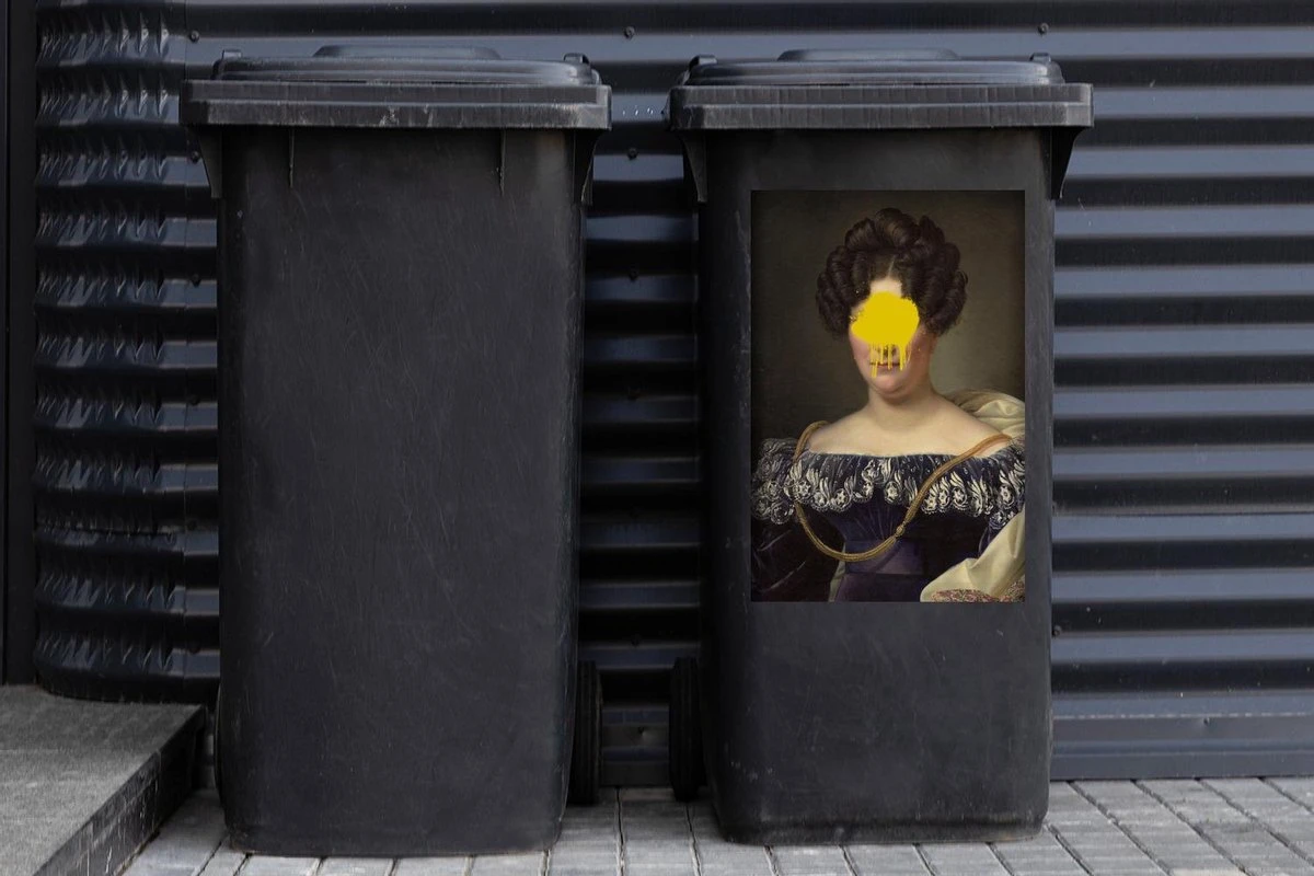 Sticker Conteneur Vieux MaîtresIllustrations De Noël - Johanna Henriette Anges Du Vieux Maître Alexandre Jean Dubois Drahonet Avec Goutte De Peinture Jaune 4 Sticker Conteneur Vieux MaîtresIllustrations De Noël - Johanna Henriette Anges Du Vieux Maître Alexandre Jean Dubois Drahonet Avec Goutte De Peinture Jaune – Image 2