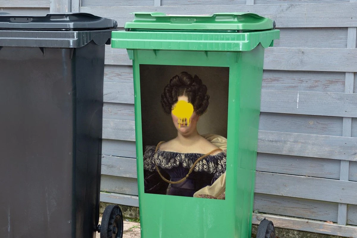 Sticker Conteneur Vieux MaîtresIllustrations De Noël - Johanna Henriette Anges Du Vieux Maître Alexandre Jean Dubois Drahonet Avec Goutte De Peinture Jaune 6 Sticker Conteneur Vieux MaîtresIllustrations De Noël - Johanna Henriette Anges Du Vieux Maître Alexandre Jean Dubois Drahonet Avec Goutte De Peinture Jaune – Image 4