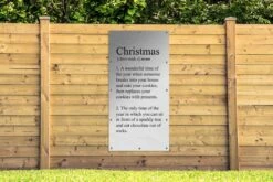 Décoration Murale Murale Extérieure Noël - Père Noël - Cadeaux - 80x160 Cm -Jingle Bells Boutique 1200x800 1256