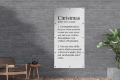 Décoration Murale Murale Extérieure Noël - Père Noël - Cadeaux - 80x160 Cm -Jingle Bells Boutique 1200x800 1258