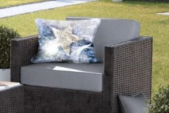 Coussins D'extérieur - Jardin - Une étoile De Noël Avec De La Glace - 60x40 Cm -Jingle Bells Boutique 1200x800 1517