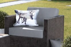 Coussins D'extérieur - Jardin - Une Photo De Noël De Rennes Le Long Des Routes Du Kilpisjarvi Finlandais - 50x30 Cm -Jingle Bells Boutique 1200x800 1563