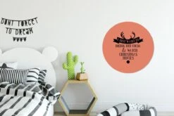 Citation De Noël Je Veux Juste Boire Du Chocolat Chaud Avec Un Fond Orange-marron Papier Peint Cercle Mural - 50x50 Cm - Peinture Ronde - Cercle De Papier Peint - Cercle Mural - Cercle Vivant - Autocollant Et Découpe Ronde -Jingle Bells Boutique 1200x800 164