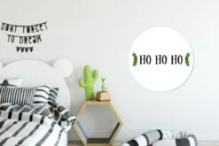 Citation De Noël Ho Ho Ho Sur Un Fond Blanc Sticker Papier Peint Cercle Mural - 50x50 Cm - Peinture Ronde - Cercle De Papier Peint - Cercle Mural - Cercle Vivant - Autocollant Et Découpe Ronde -Jingle Bells Boutique 1200x800 202