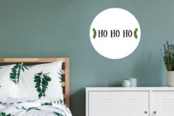 Citation De Noël Ho Ho Ho Sur Un Fond Blanc Sticker Papier Peint Cercle Mural - 50x50 Cm - Peinture Ronde - Cercle De Papier Peint - Cercle Mural - Cercle Vivant - Autocollant Et Découpe Ronde -Jingle Bells Boutique 1200x800 204