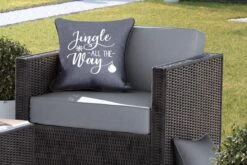 Coussins D'extérieur - Jardin - Citation De Noël Jingle Tout Le Chemin Sur Fond Noir - 45x45 Cm 11 Coussins D'extérieur - Jardin - Citation De Noël Jingle Tout Le Chemin Sur Fond Noir - 45x45 Cm -Jingle Bells Boutique 1200x800 2085