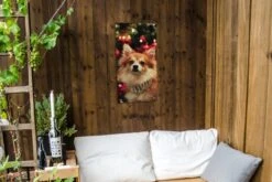 Poster De Jardin Chien Pendant Noël - 40x80 Cm - Décoration Murale Outdoor - Poster De Jardin - Toile Jardin - Poster Clôture - Tableau Jardin -Jingle Bells Boutique 1200x800 2157