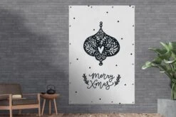 Illustration Pour Enfants D'une Boule De Noël Avec La Citation Joyeux Noël 120x180 Cm XXL / Groot Format! -Jingle Bells Boutique 1200x800 2168