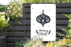 Illustration Pour Enfants D'une Boule De Noël Avec La Citation Joyeux Noël 120x180 Cm XXL / Groot Format! -Jingle Bells Boutique 1200x800 2170