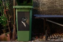 Sticker Conteneur Vieux Maîtresillustrations De Noël - Vieux Maître Portrait D'un Carlin -Jingle Bells Boutique 1200x800 2219