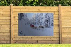 Affiche De Jardin Père Noël Sur Un Traîneau De Rennes 180x120 Cm - Toile De Jardin / Toile D'extérieur / Peintures D'extérieur (décoration De Jardin) XXL / Groot Format! 12 Affiche De Jardin Père Noël Sur Un Traîneau De Rennes 180x120 Cm - Toile De Jardin / Toile D'extérieur / Peintures D'extérieur (décoration De Jardin) XXL / Groot Format! -Jingle Bells Boutique 1200x800 2256