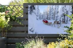 Affiche De Jardin Père Noël Sur Un Traîneau De Rennes 180x120 Cm - Toile De Jardin / Toile D'extérieur / Peintures D'extérieur (décoration De Jardin) XXL / Groot Format! 16 Affiche De Jardin Père Noël Sur Un Traîneau De Rennes 180x120 Cm - Toile De Jardin / Toile D'extérieur / Peintures D'extérieur (décoration De Jardin) XXL / Groot Format! -Jingle Bells Boutique 1200x800 2259