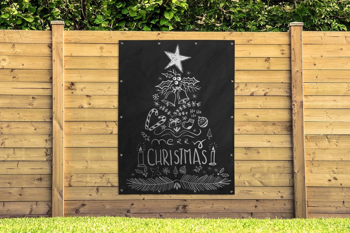 Illustration De Noël Sapin De Noël De Craie 120x160 Cm XXL / Groot Format! 5 Illustration De Noël Sapin De Noël De Craie 120x160 Cm XXL / Groot Format! – Image 3