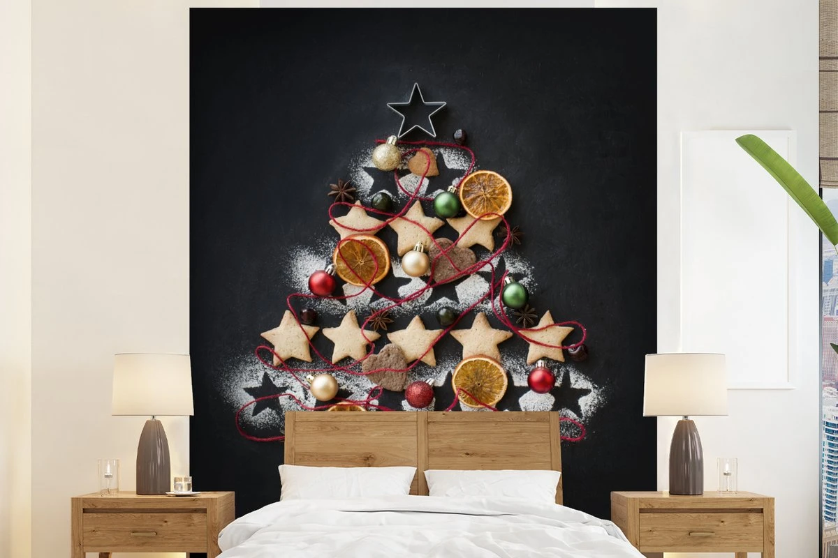 Papier Peint - Papier Peint Papier Peint Photo Arbre De Noël - Nourriture - Nature Morte - Largeur 210 Cm X Hauteur 260 Cm 3 Papier Peint - Papier Peint Papier Peint Photo Arbre De Noël - Nourriture - Nature Morte - Largeur 210 Cm X Hauteur 260 Cm