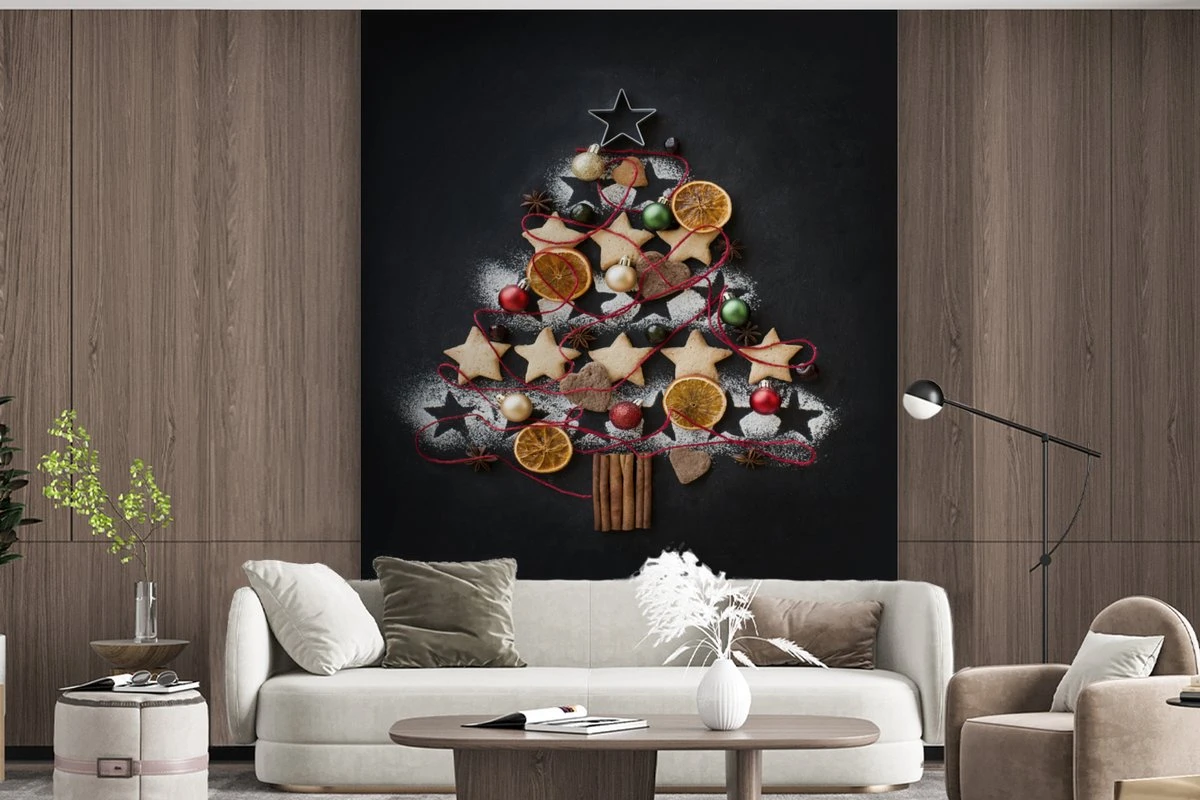 Papier Peint - Papier Peint Papier Peint Photo Arbre De Noël - Nourriture - Nature Morte - Largeur 210 Cm X Hauteur 260 Cm 5 Papier Peint - Papier Peint Papier Peint Photo Arbre De Noël - Nourriture - Nature Morte - Largeur 210 Cm X Hauteur 260 Cm – Image 3