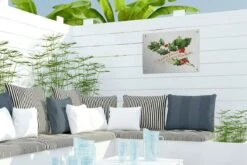 Décoration De Jardin Houx - Noël - Décorations De Noël - 40x30 Cm - Toile De Jardin - Affiche Extérieure -Jingle Bells Boutique 1200x800 2325