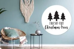 Citation Arbres De Noël Fraîchement Coupés Sur Fond Blanc Sticker Mural Cercle Mural - ⌀ 120 Cm - Peinture Ronde - Cercle Papier Peint - Cercle Mural - Cercle Vivant - Autocollant & Coupe Ronde -Jingle Bells Boutique 1200x800 236