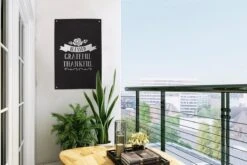 Quote Blessed Grateful Thankful Décoration Murale Noël Noir 40x60 Cm -Jingle Bells Boutique 1200x800 2390