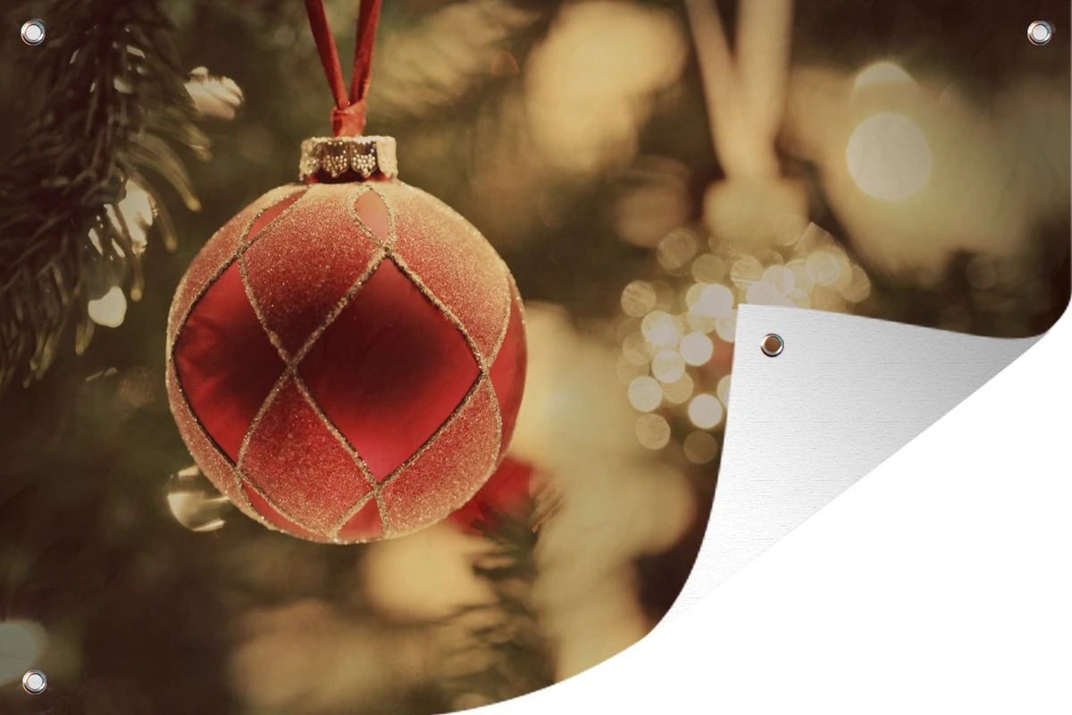 Un Gros Plan De Décoration De Noël Décorative à Côté D'un Poster De Jardin D'arbre De Noël 90x60 Cm - Toile De Jardin / Toile D'extérieur / Peintures D'extérieur (décoration De Jardin) 3 Un Gros Plan De Décoration De Noël Décorative à Côté D'un Poster De Jardin D'arbre De Noël 90x60 Cm - Toile De Jardin / Toile D'extérieur / Peintures D'extérieur (décoration De Jardin)