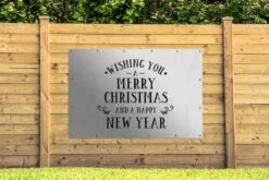 Citation De Noël Je Vous Souhaite Un Joyeux Noël Sur Fond Blanc 180x120 Cm XXL / Groot Format! -Jingle Bells Boutique 1200x800 2439