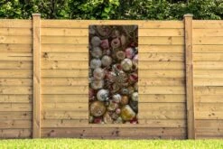 Décoration Murale Murale Extérieure Un Ensemble De Boules De Noël Vintage - 80x160 Cm - Toile De Jardin - Affiche Extérieure -Jingle Bells Boutique 1200x800 2476