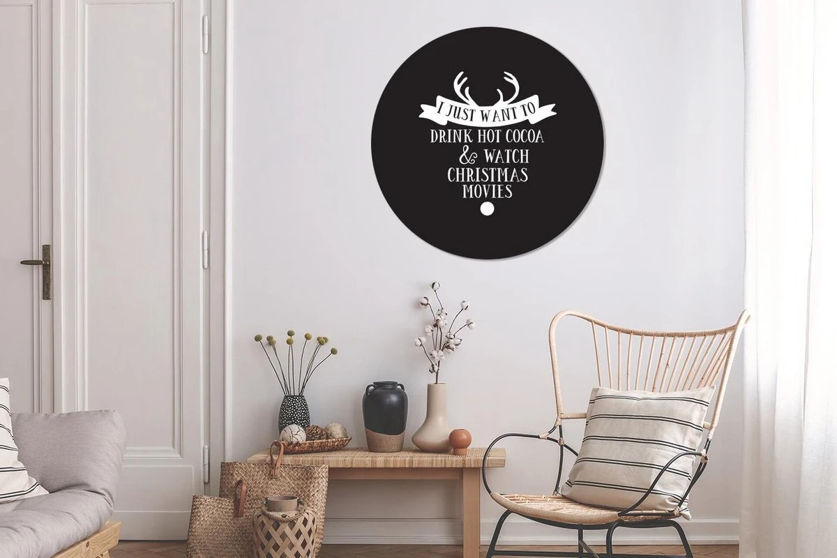 Citation De Noël Je Veux Juste Boire Du Chocolat Chaud Avec Un Fond Noir Sticker Papier Peint Cercle Mural - 100x100 Cm - Peinture Ronde - Cercle Papier Peint - Cercle Mural - Cercle Vivant - Autocollant Et Découpe Ronde 5 Citation De Noël Je Veux Juste Boire Du Chocolat Chaud Avec Un Fond Noir Sticker Papier Peint Cercle Mural - 100x100 Cm - Peinture Ronde - Cercle Papier Peint - Cercle Mural - Cercle Vivant - Autocollant Et Découpe Ronde – Image 3