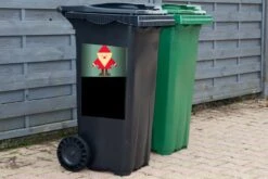 Sticker Container Dessin - Noël - Père Noël - Citations - Blauw - Vintage - 40x60 Cm - Sticker Kliko -Jingle Bells Boutique 1200x800 2583