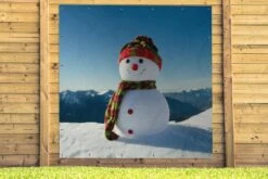 Affiche De Jardin Une Poupée De Noël Dans Un Paysage Enneigé En Hiver - 200x200 Cm - Toile Jardin 10 Affiche De Jardin Une Poupée De Noël Dans Un Paysage Enneigé En Hiver - 200x200 Cm - Toile Jardin -Jingle Bells Boutique 1200x800 2614