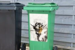 Sticker Conteneur Scottish HighlanderIllustrations De Noël - Représentation Expressive D'un Highlander écossais -Jingle Bells Boutique 1200x800 2624