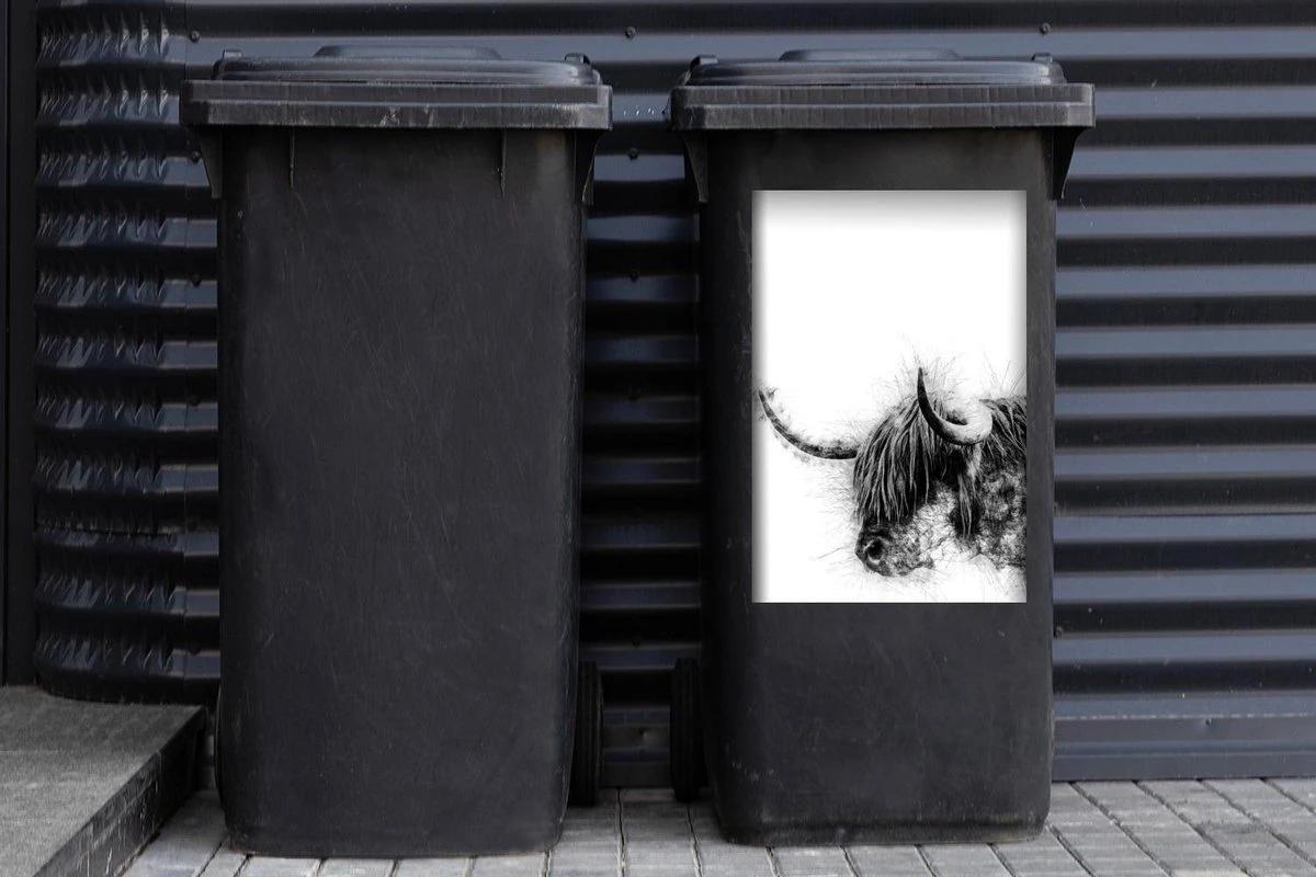 Sticker Conteneur Scottish HighlanderIllustrations De Noël - Représentation Artistique Du Highlander écossais 4 Sticker Conteneur Scottish HighlanderIllustrations De Noël - Représentation Artistique Du Highlander écossais – Image 2