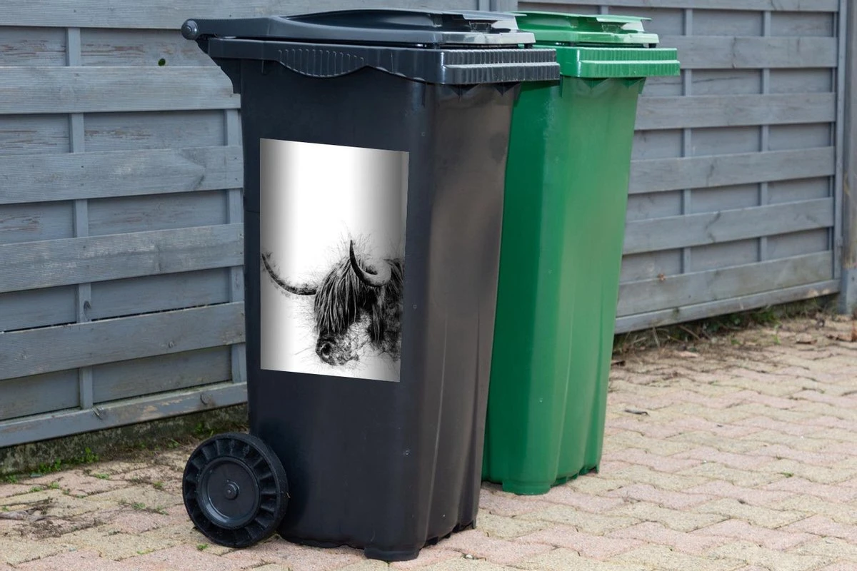 Sticker Conteneur Scottish HighlanderIllustrations De Noël - Représentation Artistique Du Highlander écossais 5 Sticker Conteneur Scottish HighlanderIllustrations De Noël - Représentation Artistique Du Highlander écossais – Image 3