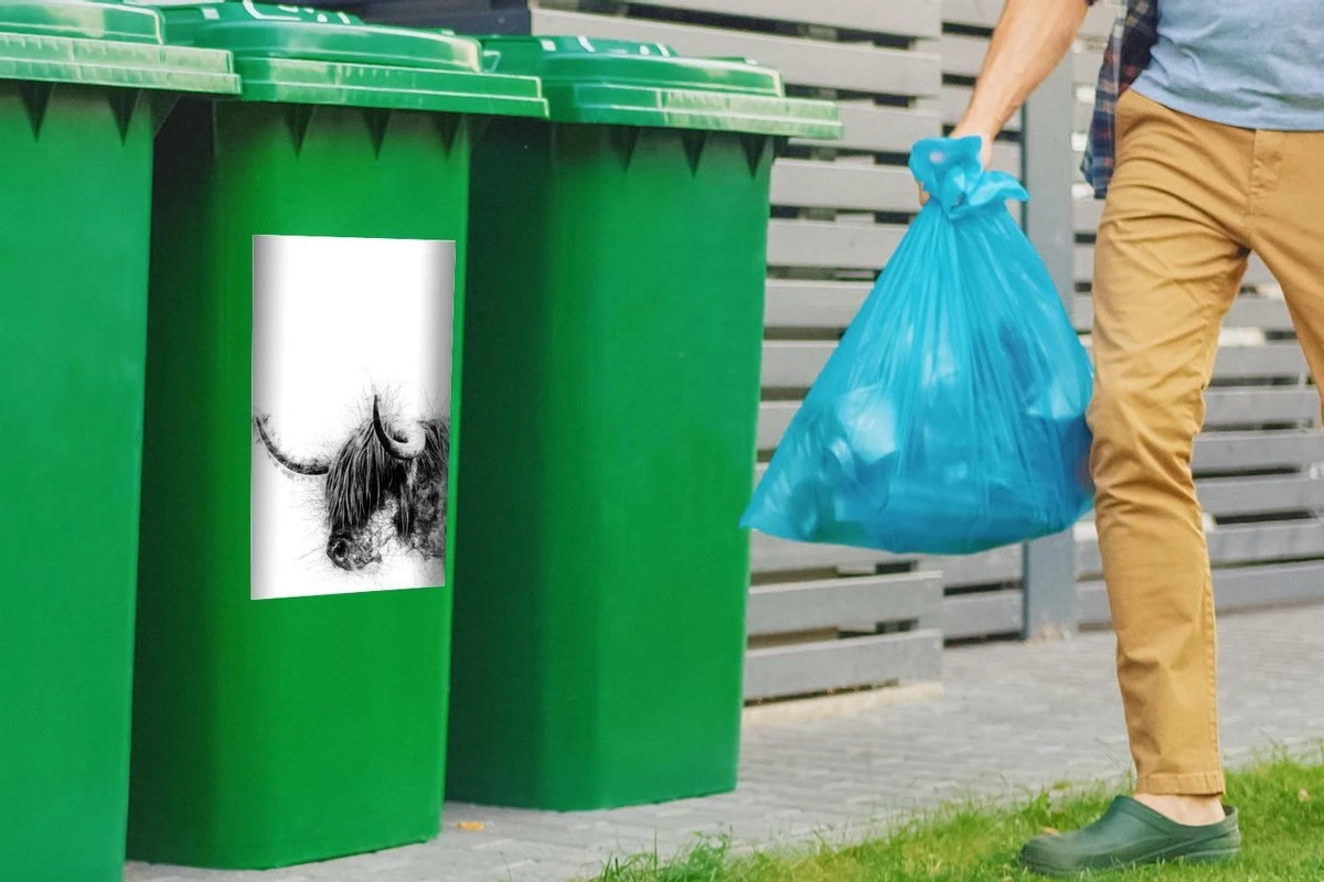 Sticker Conteneur Scottish HighlanderIllustrations De Noël - Représentation Artistique Du Highlander écossais 7 Sticker Conteneur Scottish HighlanderIllustrations De Noël - Représentation Artistique Du Highlander écossais – Image 5