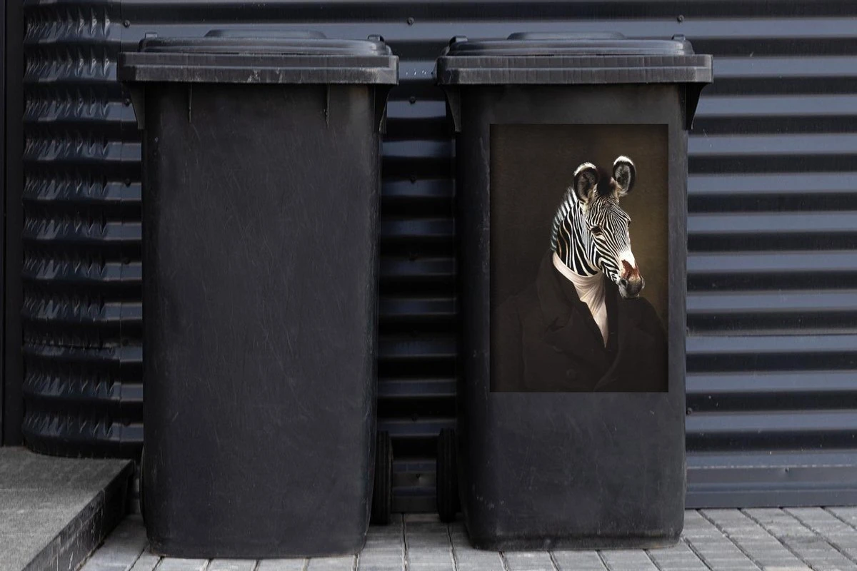 Sticker Conteneur Vieux MaîtresIllustrations De Noël - Vieux Maître Portrait D'un Zèbre 4 Sticker Conteneur Vieux MaîtresIllustrations De Noël - Vieux Maître Portrait D'un Zèbre – Image 2