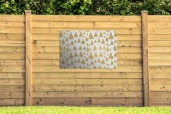 Affiche De Jardin - Toile De Jardin - Affiches Extérieures - Noël - Sapins De Sapins De Noël - Or - Motifs - Posters De Jardin Cm - Jardin -Jingle Bells Boutique 1200x800 2697