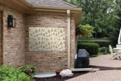 Affiche De Jardin - Toile De Jardin - Affiches Extérieures - Noël - Sapins De Sapins De Noël - Or - Motifs - Posters De Jardin Cm - Jardin -Jingle Bells Boutique 1200x800 2698