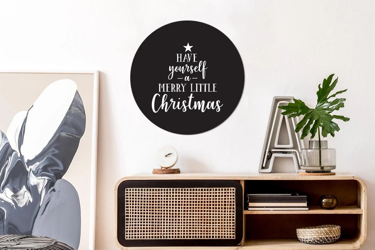 Citation De Noël Passez Un Joyeux Petit Noël Avec Un Fond Noir Sticker Papier Peint Cercle Mural - 50x50 Cm - Peinture Ronde - Cercle Papier Peint - Cercle Mural - Cercle Vivant - Autocollant Et Découpe Ronde 6 Citation De Noël Passez Un Joyeux Petit Noël Avec Un Fond Noir Sticker Papier Peint Cercle Mural - 50x50 Cm - Peinture Ronde - Cercle Papier Peint - Cercle Mural - Cercle Vivant - Autocollant Et Découpe Ronde – Image 4