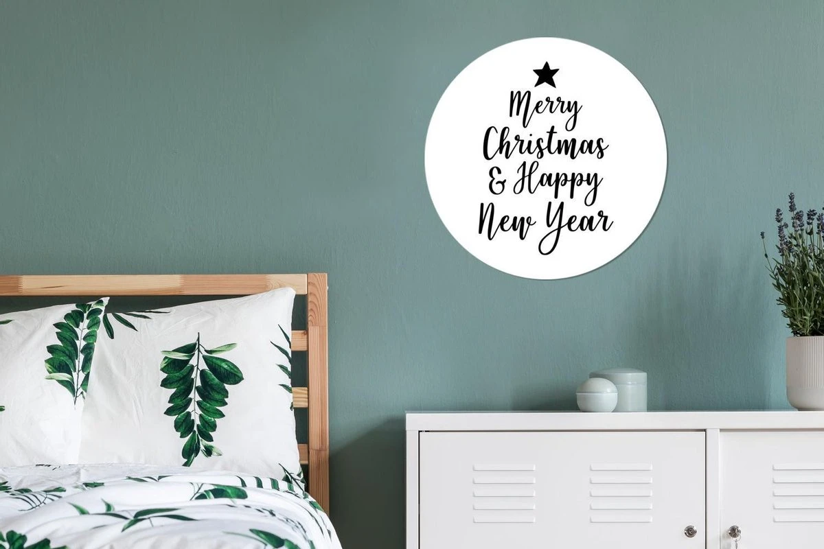 Citation De Noël Joyeux Noël Et Happy Année Sur Un Autocollant De Fond D'écran Blanc Cercle Mur - 80x80 Cm - Peinture Ronde - Cercle De Papier Peint - Cercle De Mur - Cercle Vivant - Auto-adhésif Découpe Et Rond 7 Citation De Noël Joyeux Noël Et Happy Année Sur Un Autocollant De Fond D'écran Blanc Cercle Mur - 80x80 Cm - Peinture Ronde - Cercle De Papier Peint - Cercle De Mur - Cercle Vivant - Auto-adhésif Découpe Et Rond – Image 5