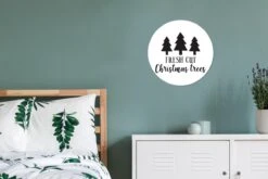 Citation Arbres De Noël Fraîchement Coupés Sur Fond Blanc Sticker Mural Cercle Mural - ⌀ 30 Cm - Peinture Ronde - Cercle Papier Peint - Cercle Mural - Cercle Vivant - Autocollant Et Coupe Ronde -Jingle Bells Boutique 1200x800 357