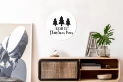 Citation Arbres De Noël Fraîchement Coupés Sur Fond Blanc Sticker Mural Cercle Mural - ⌀ 30 Cm - Peinture Ronde - Cercle Papier Peint - Cercle Mural - Cercle Vivant - Autocollant Et Coupe Ronde -Jingle Bells Boutique 1200x800 358