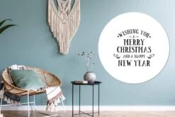 Citation De Noël Je Vous Souhaite Un Joyeux Noël Avec Un Fond Blanc Sticker Papier Peint Cercle Mural - ⌀ 140 Cm - Peinture Ronde - Cercle Papier Peint - Cercle Mural - Cercle Vivant - Autocollant & Découpe Ronde -Jingle Bells Boutique 1200x800 39
