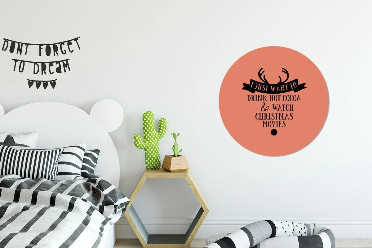 Citation De Noël Je Veux Juste Boire Du Cacao Chaud Avec Un Fond Orange-marron Sticker Papier Peint Cercle Mural - 80x80 Cm - Peinture Ronde - Cercle Papier Peint - Cercle Mural - Cercle Vivant - Autocollant Et Découpe Ronde 7 Citation De Noël Je Veux Juste Boire Du Cacao Chaud Avec Un Fond Orange-marron Sticker Papier Peint Cercle Mural - 80x80 Cm - Peinture Ronde - Cercle Papier Peint - Cercle Mural - Cercle Vivant - Autocollant Et Découpe Ronde – Image 5