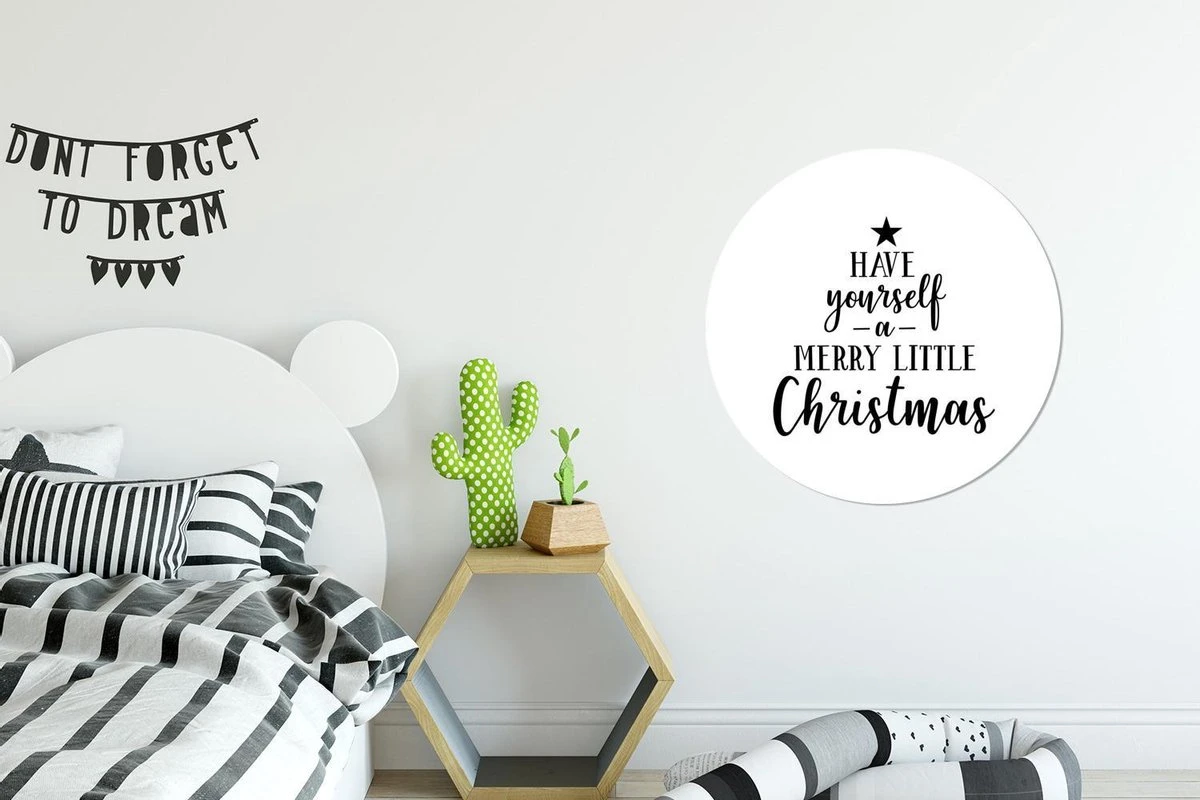 Citation De Noël Ayez Un Joyeux Petit Noël Avec Un Fond Blanc Sticker Papier Peint Cercle Mural - 50x50 Cm - Peinture Ronde - Cercle Papier Peint - Cercle Mural - Cercle Vivant - Autocollant & Découpe Ronde 4 Citation De Noël Ayez Un Joyeux Petit Noël Avec Un Fond Blanc Sticker Papier Peint Cercle Mural - 50x50 Cm - Peinture Ronde - Cercle Papier Peint - Cercle Mural - Cercle Vivant - Autocollant & Découpe Ronde – Image 2