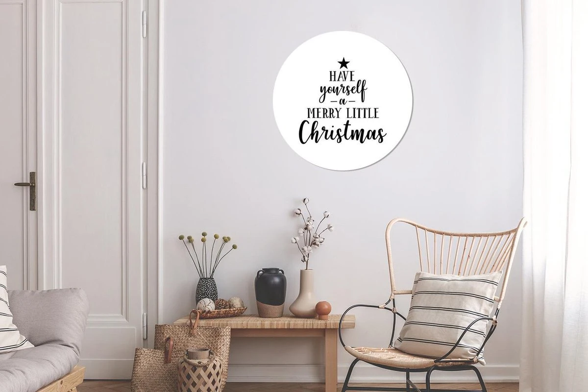 Citation De Noël Ayez Un Joyeux Petit Noël Avec Un Fond Blanc Sticker Papier Peint Cercle Mural - 50x50 Cm - Peinture Ronde - Cercle Papier Peint - Cercle Mural - Cercle Vivant - Autocollant & Découpe Ronde 6 Citation De Noël Ayez Un Joyeux Petit Noël Avec Un Fond Blanc Sticker Papier Peint Cercle Mural - 50x50 Cm - Peinture Ronde - Cercle Papier Peint - Cercle Mural - Cercle Vivant - Autocollant & Découpe Ronde – Image 4